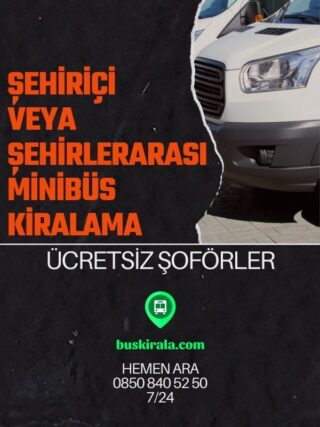 kırşehir şehiriçi minibüs kiralama