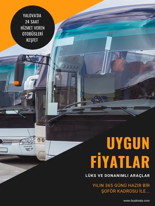 şehirlerarası otobüs kiralama yalova