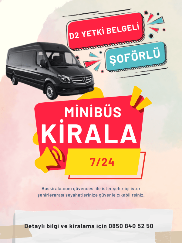 Manisa sehirlerarasi minibus kiralama manisa şehirlerarası servis kiralama