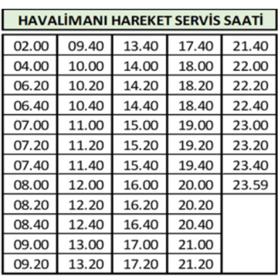 esenboğadan merkeze ego ile nasıl gidilir