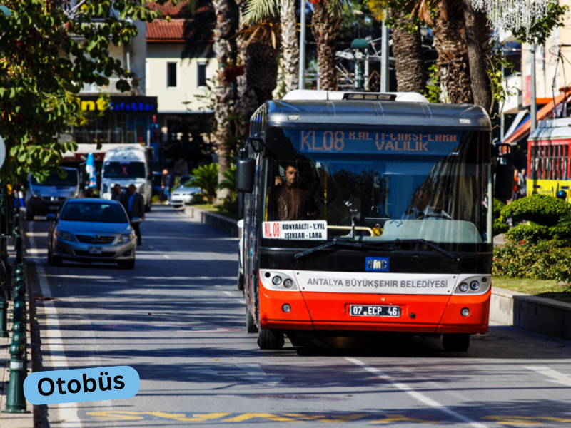 antalya havalimanından belek'e otobüs ile ulaşım