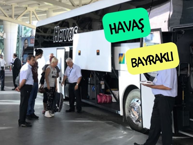 izmir havaalanından bayraklıya havaş ile ulaşım