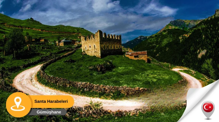 gümüşhane santa harabeleri