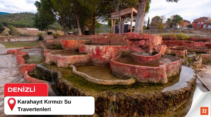 Karahayıt Kırmızı Su Travertenleri