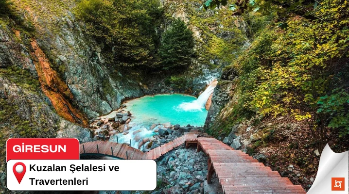 Kuzalan Şelalesi ve Travertenleri