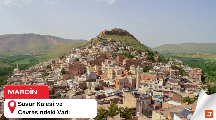 Savur Kalesi ve Çevresindeki Vadi