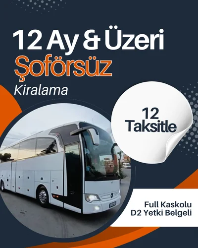 kiralık şoförsüz otobüs